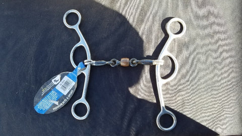 Weaver Copper Roller 3 piece snaffle