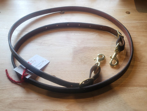 OBDC Leather Roping Reins